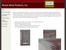 Tablet Screenshot of bristalmetalproducts.com